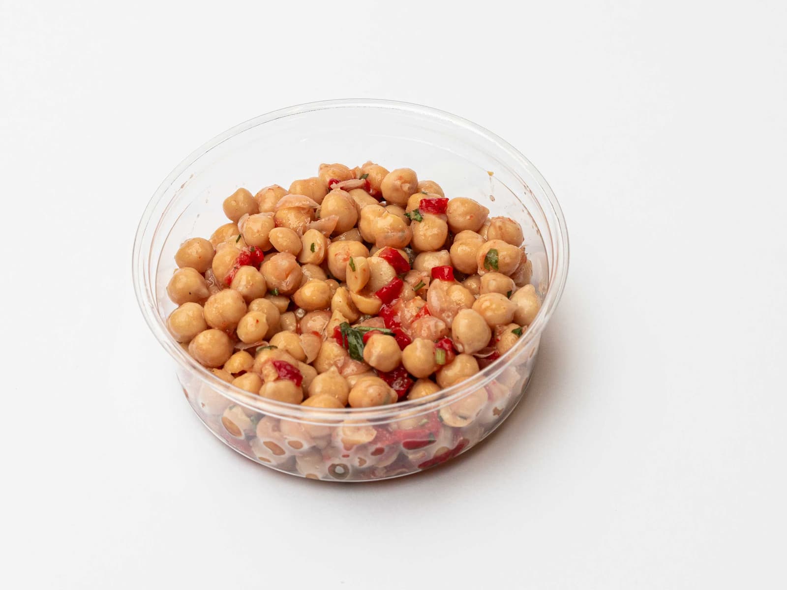 Greek salad with chickpeas