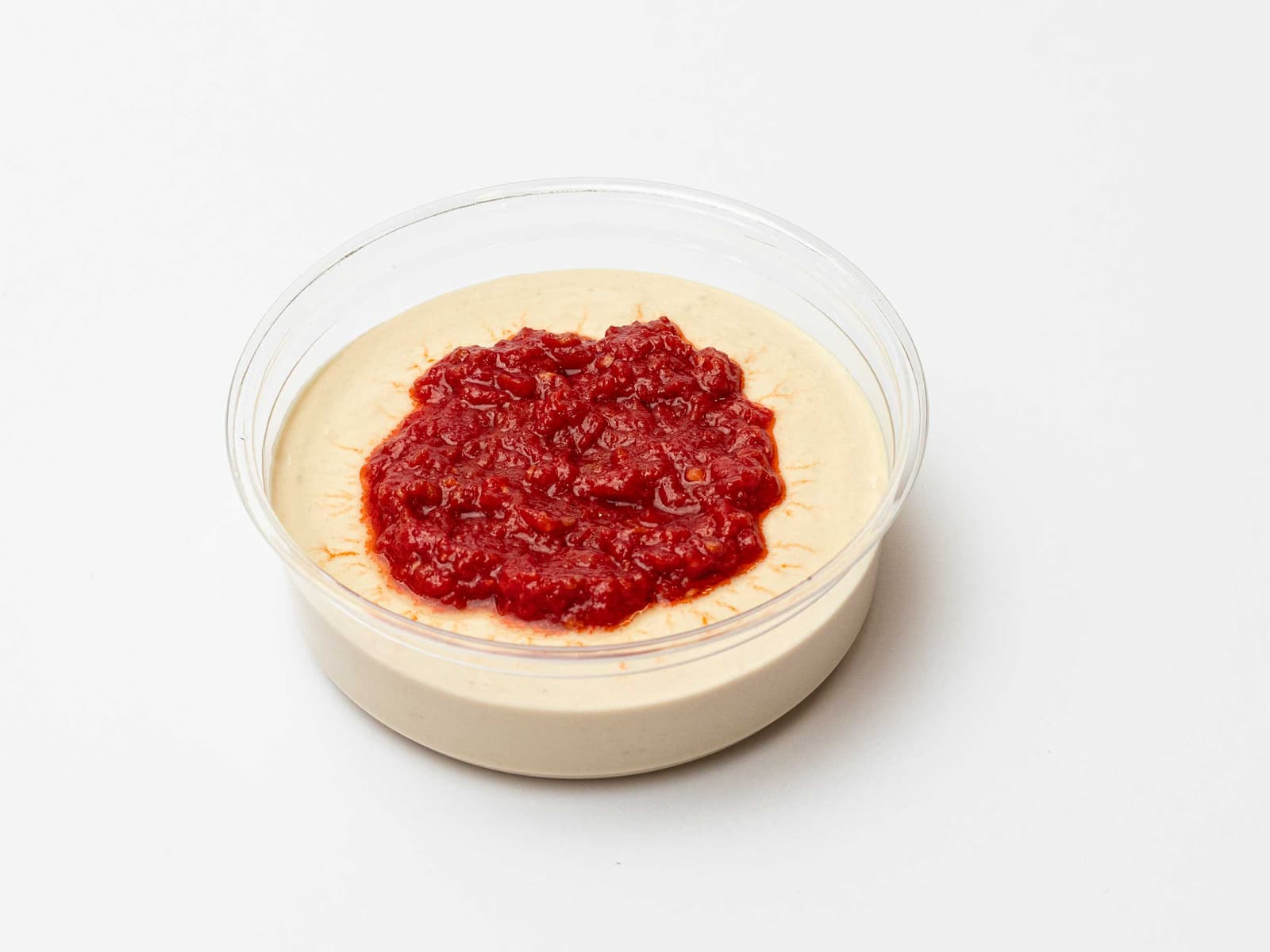 Hummus with Matbucha Topping