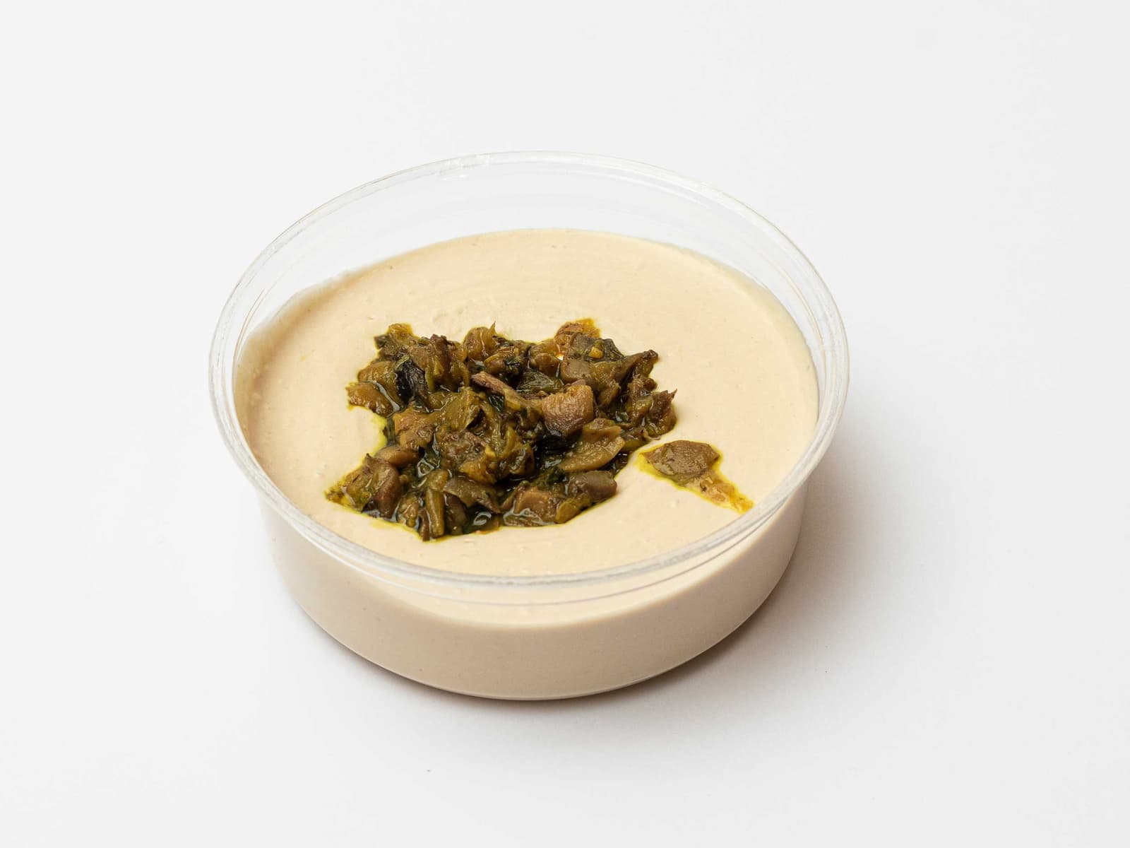 Hummus with Mushroom Topping