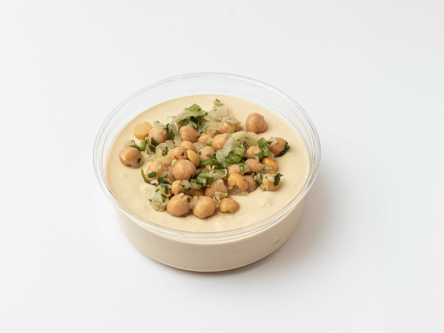 Houmous Classique avec Morceaux de Pois Chiches